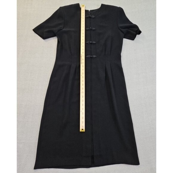 Debra Michaels Collection Dress Women's Size 14 Black Short Sleeve Embroidery - Picture 10 of 16